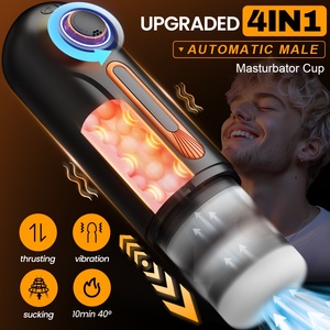 3d Realistische <span class=keywords><strong>Vagina</strong></span> Pussy Stroker Vibrator Stuwkracht Zuigen Automatische Mannelijke Masturbator Apparaten Voor Penisstimulatie - Product Image 2