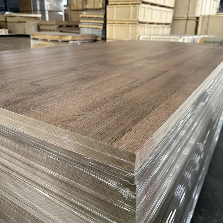 4x8 3mm 6mm 12mm 16mm 18mm mdf ahşap dekoratif kurulu için dokulu melamin mdf levha plaka fiyat mobilya