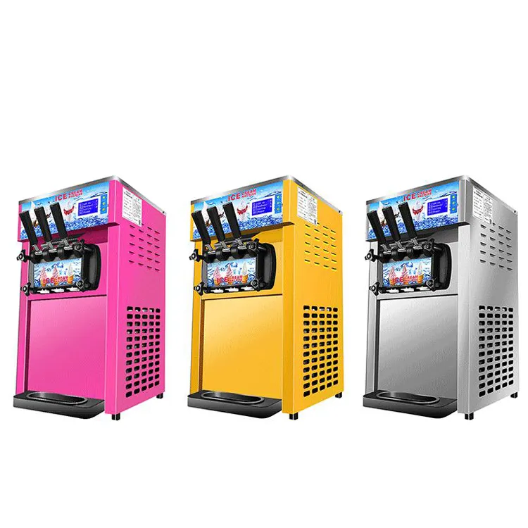 Dondurma makinesi yumuşak hizmet dondurma yapma makinesi makine ticari dondurma makinesi için iş fabrika fiyat