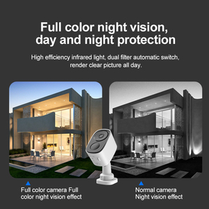 Cámara de seguridad de celda de batería solar recargable para exteriores CB54 DC 5V con sensor CMOS de función de visión nocturna de montaje ajustable 360 - Product Image 6