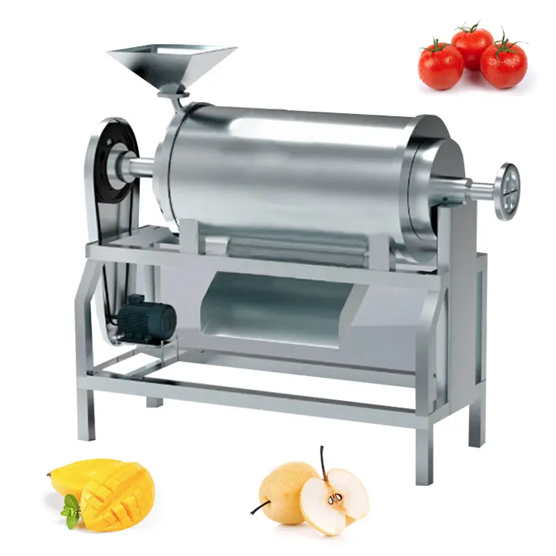 वाणिज्यिक ताजा मीठा टमाटर खूबानी फल अनानास का रस चिमटा लुगदी Juicer के मूल्य आम प्यूरी बनाने मशीन