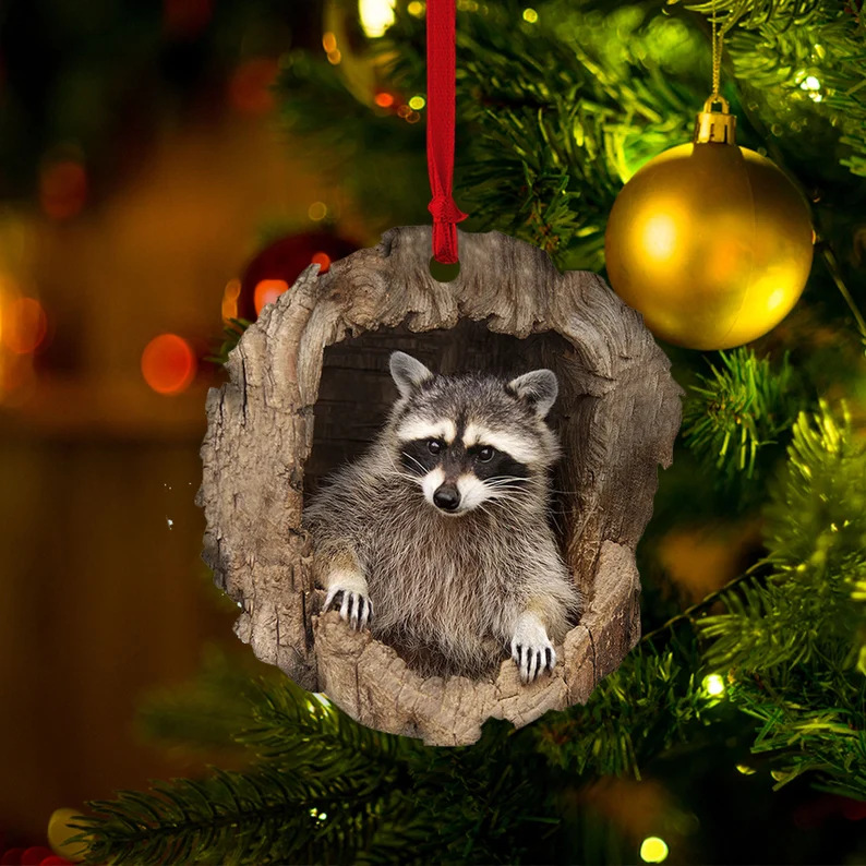 Pendentif raton laveur b