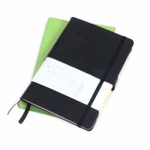 OEM A4 cuadernos cartera de negocios con la cubierta de cuero de la calculadora planificadores y diarios personalizados dot Grid Notebook fabricante - Product Image 1