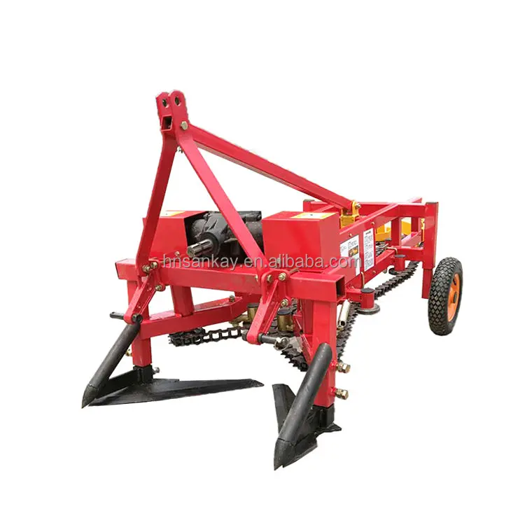 Farm machinery peanut combine harvester factory direct selling chain driven groundnut harvester
