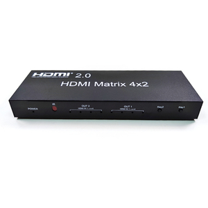 Matriz HDMI 4k60 4x2 con EARC D-o-lby Vision SPDIF Salida de audio óptico 4 en 2 salidas HDCP 2,2 Gestión EDID - Product Image 4