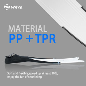 Cinese di nuoto pinne lo snorkeling adulto piede flipper delle donne degli uomini di pinne per immersione principiante apparecchiature di nuoto portatile breve scarpe rana - Product Image 4