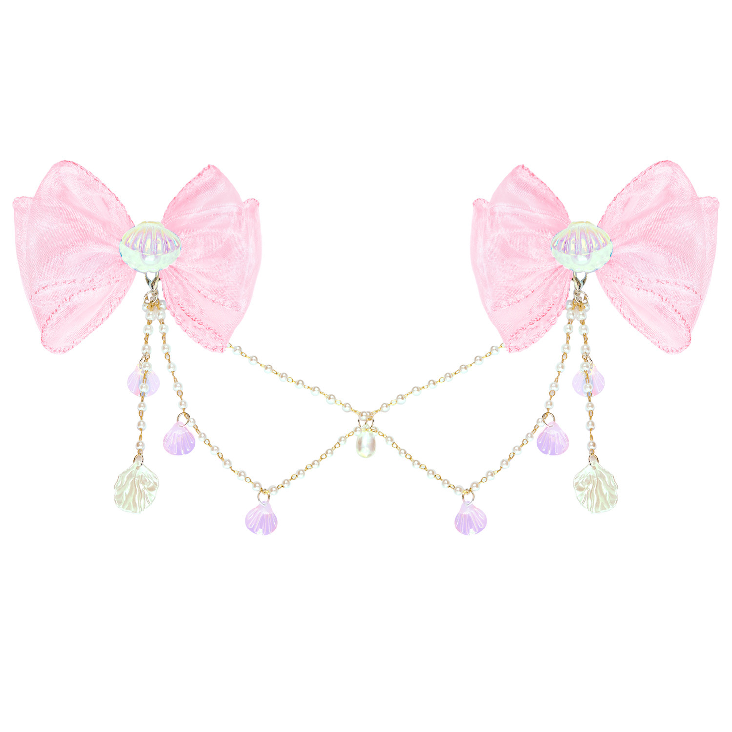 Barrette à cheveux bandeau rose vif