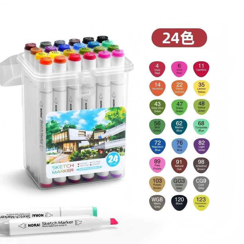Version anglaise White Rod huileux 24 couleurs