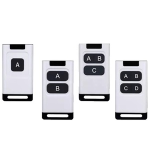 Mando a distancia ABCD de 1, 2, 3 y 4 teclas, cortinas electrónicas, puerta de garaje, código de clonación remota, 315Mhz, 433Mhz, código de aprendizaje, controlador RF - Product Image 2