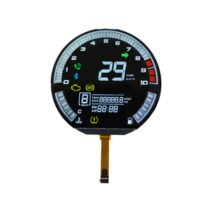 Werkseitige Lieferung VA Fahrrad Motorrad Hintergrund LCD-Bildschirm Geschwindigkeit messer große 3-stellige RGB 7 Segment LCD-Anzeige - Product Image 2