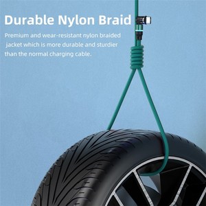 Enkay Hat Prince สายเคเบิลแม่เหล็กหมุนได้1เมตร3A USB เป็น ip/type-c/micro USB สายข้อมูลพร้อมไฟ LED - Product Image 4