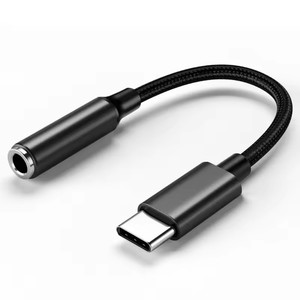 Cable auditivo de tipo C a 3,5mm, cable trenzado de decodificación digital para música, llamadas y control de amplia compatibilidad - Product Image 2