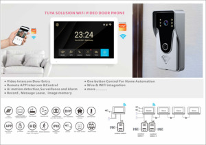 Glomarket Wifi Tuya Doorbell Video Phone <strong>Intercom</strong> <strong>System</strong> Remote Control House Villa Door Bell Smart Home Security Door Entry - Product Image 4