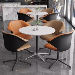 Silla de oficina de lujo Simple de diseño moderno nórdico, Ingeniería humana para negociación de mesa de red, uso de computadora de Aprendizaje Familiar - Product Image 3
