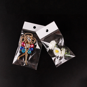 6cm Width and Variable Length Clear Self Adhesive Plastic Poly <strong>Cpp</strong> Opp <strong>Bags</strong> <strong>with</strong> <strong>Header</strong> and Round Hanging Hole - Product Image 6