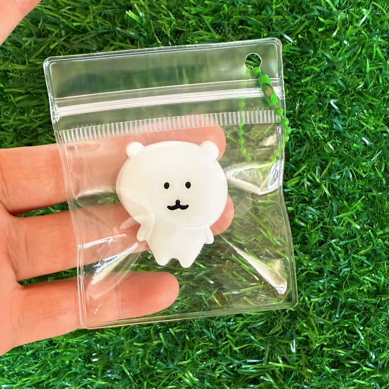 Self-mocking bear xiao bi ga-pvc bagged