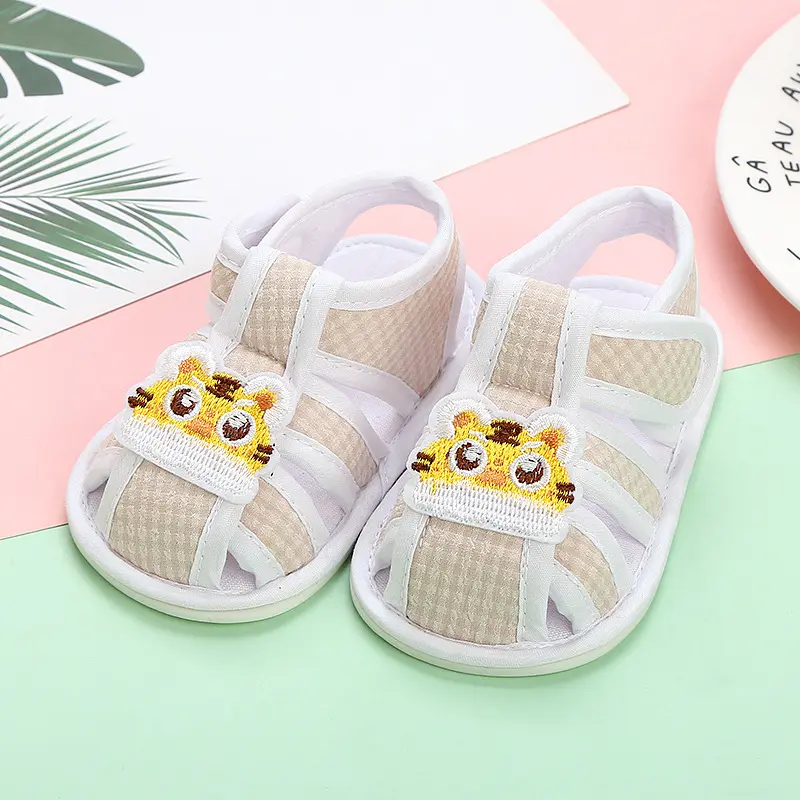 Zapatos para bebé de 0 a 1 año, sandalias de verano con suela de goma suave, zapatos para niño de 3-6-12 meses, zapatos para bebé recién nacido