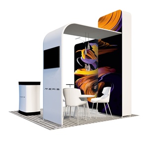 Cabina de esquema de carcasa modular de aluminio de fácil instalación Soporte de exposición estándar Lingtong para pabellón - Product Image 1