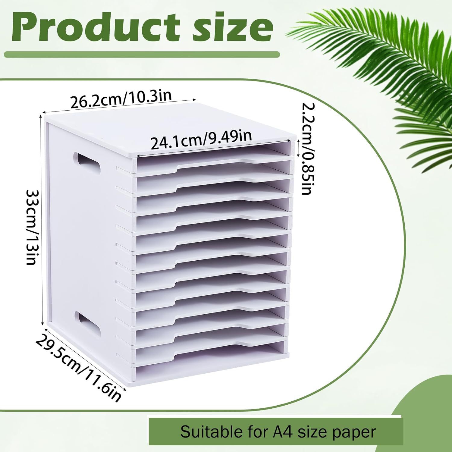 12-layer 26.2mm scrap paper storage rack