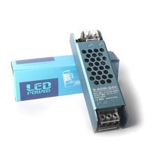 Blue Aluminum Shell Glue Filling Access Control 12V 24V 48V <strong>Output</strong> 5A AC175-265V <strong>Input</strong> LED Light <strong>Driver</strong> Battery for <strong>Strip</strong> Light - Product Image 1