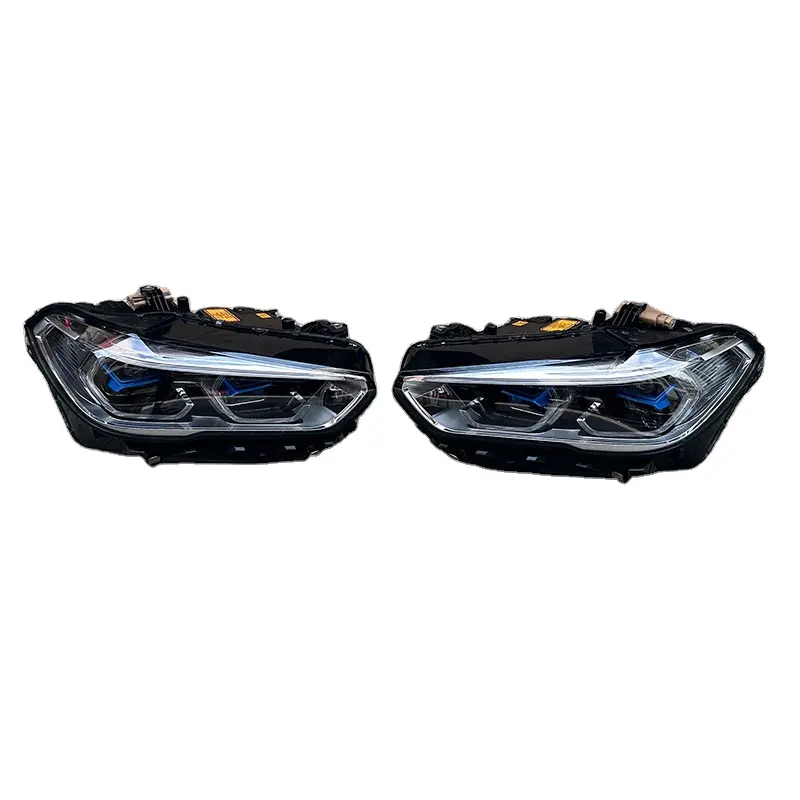 Suku cadang Auto Headlamp untuk BMW G05 X5 G06 X6 2020 Upgrade Laser Headlamp semua LED Headlamp Assembly