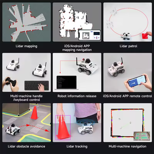 M-icroROS教育用ロボットカー使用仮想マシンコントロールSLAM地図ナビゲーションROS2-Humble Python3プログラミング電子キット - Product Image 3