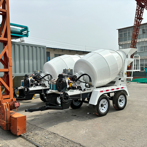 חם 1 חצר 2 חצר 3 יארד קרוון מיקסרים קונקרטים ניידים מיני בטון ערבוב עם קרוון - Product Image 4
