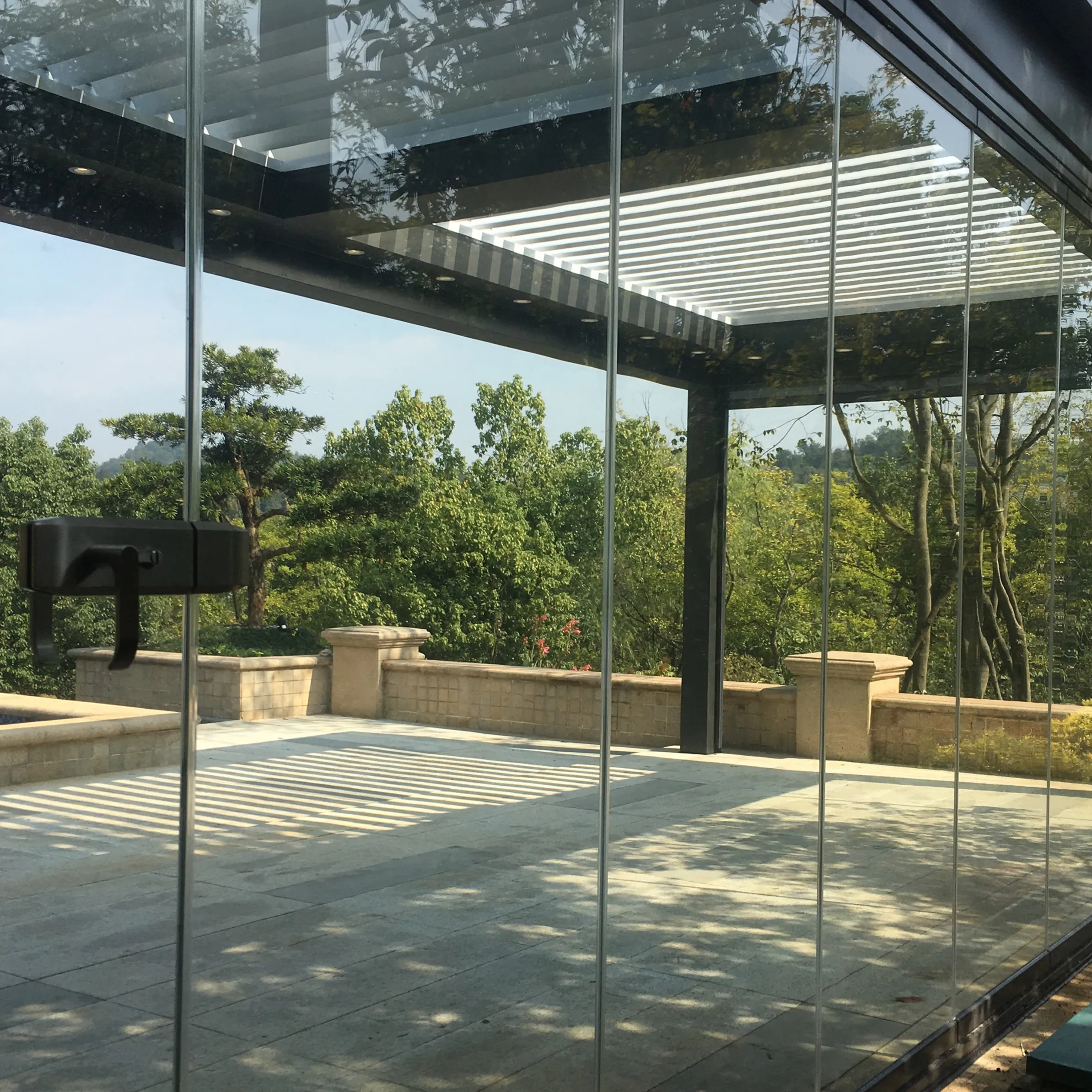 Grande tenda scorrevole balcone di vetro porte di ingresso del sistema con nuovi vantaggi