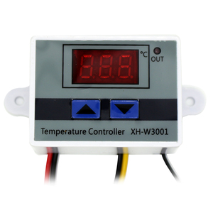 Controlador Digital LED de temperatura para incubadora, XH-W3001 de interruptor de calefacción y refrigeración, Sensor NTC, 10A, 12V, 24V, 220VAC - Product Image 2