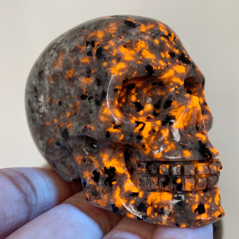 Têtes de crânes en yooperlite