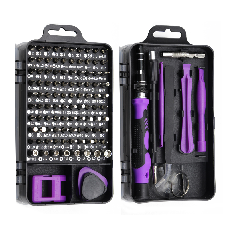 Screwdriver Set 115 In 1 Screw Driver Bit Magnetic Torx Bits Screwdrivers Handle Phone Repair Hand Tools Kit