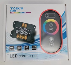Controlador RGB de 6 teclas de alta potencia 30A Touch LED Dimmer 12-24V 360W720W PWM 20m Control remoto Megbox - Product Image 1