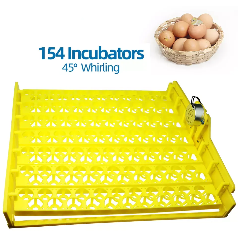 154 Bebek Burung Puyuh Burung Bayan Merpati Peternakan Unggas dengan Motor Otomatis Inkubator Telur