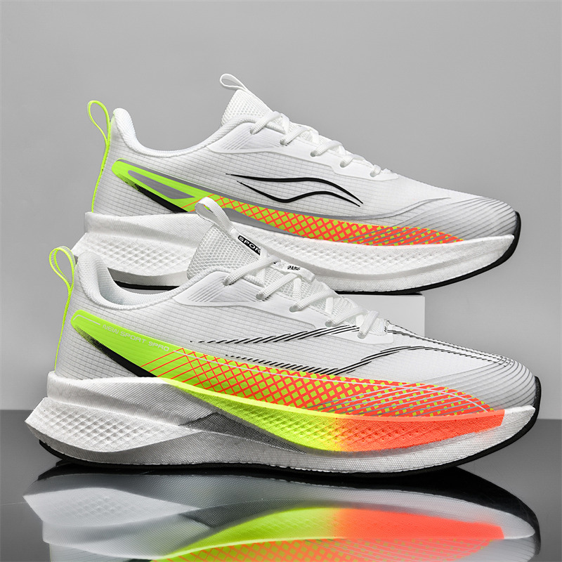 White Orange Green