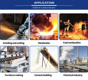 Yüksek verimli gaz-katı ayırma siklon toz toplama sistemi endüstrileri siklon toz toplayıcı - Product Image 4