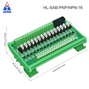 Placa amplificadora de señal PLC microordenador de un solo Chip de 16 canales, entrada y salida NPN/PNP, aislamiento de fotoacoplador de entrada - Product Image 3