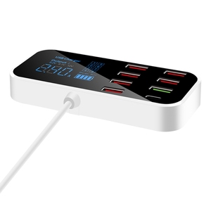 40W 8-Port-Schnellladung PD USB C-Netzteil 3.0 LED-Anzeige mit mehreren USB-Desktop-Ladegeräten 5A 2A Ausgangs strom batterie Verwendung - Product Image 4