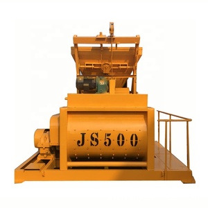 เครื่องผสมคอนกรีต JS500เครื่องผสมไฮดรอลิกอัตโนมัติสำหรับสถานีวิศวกรรม