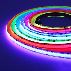 RGB RGBIC RGBW RGBWWCCTアドレス指定可能な12V24V COBLEDテープライトドットレス防水デュアルホワイトスマートデジタルCOBLEDストリップライト - Product Image 1