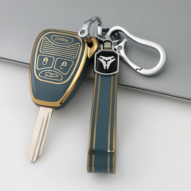 4 Button Blue + Keychain