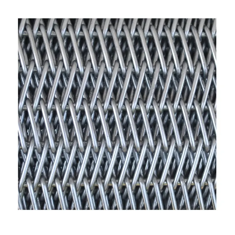 Metal Galvanized Steel Double Spiral Wire oven transport band Woven Mesh Conveyor Belt for annealing furnace