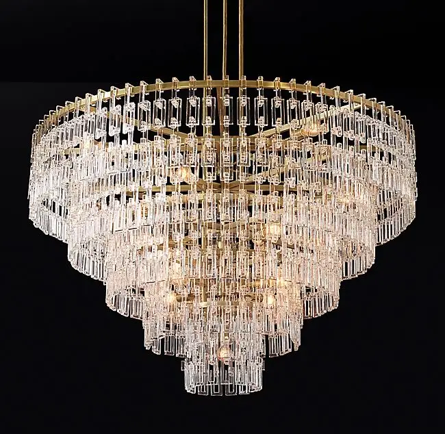 Luxury Round Crystal Manufacturers Nordic Pendant Light Art Lamps Lighting For Home Dining Room Chandelier