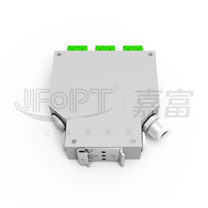 DIN导轨金属光纤接线盒8 12芯端口室内安装光箱FTTH网络分配光接线板 - Product Image 4