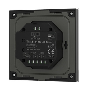 1-10V Glass Panel Dimmer AC <strong>Relay</strong> 1 Channel <strong>Output</strong> <strong>Wireless</strong> Remote <strong>Controller</strong> Led Wall Mounted Lighting - Product Image 4