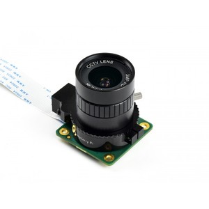 6mm lente gran angular para Raspberry Pi IMX477 Sensor ajustable foco trasero cámara de alta calidad