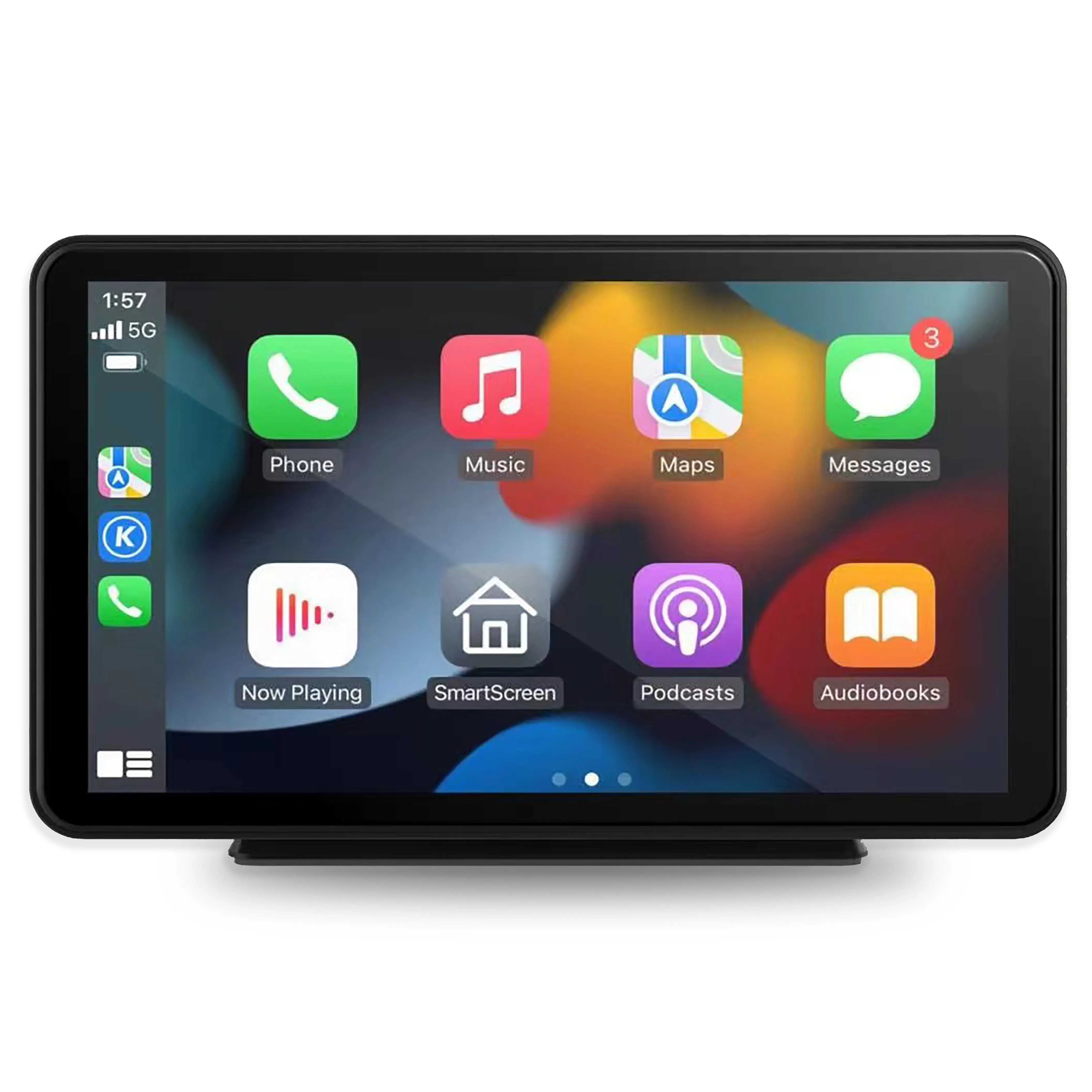 Cámara de radio personalizada Apple Android Netflix portátil 1 DIN impermeable mini universal 7 pulgadas pantalla inalámbrica coche estéreo carplay