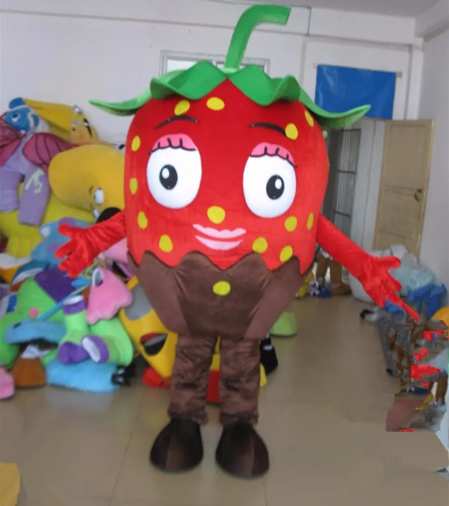 Neehola — costume de fraise pour adulte, mascotte pour adulte