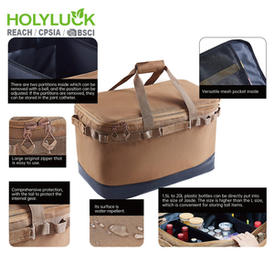 Özel termal kamp tote çanta yalıtımlı piknik şarap öğle soğutucu çanta piknik seyahat için - Product Image 3
