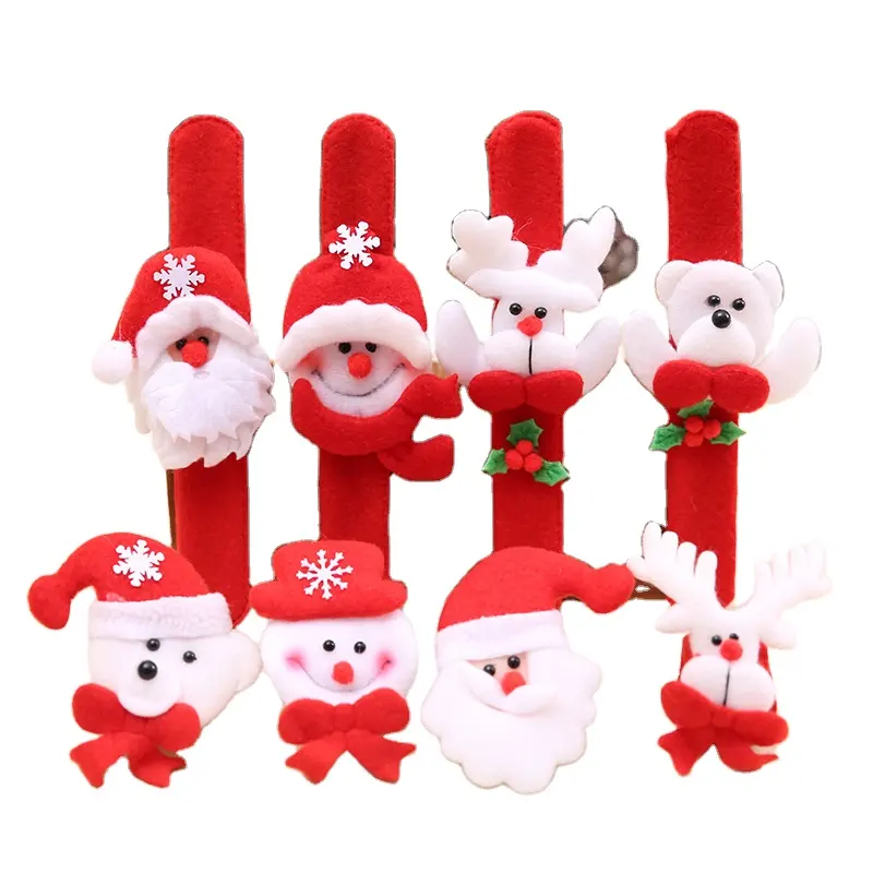Relógio enfeites de natal Papai Noel boneco de neve dos cervos decoração pulso