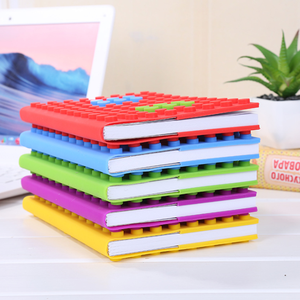 Raco防水ビルディングブロックOEMシリコンノートブックカバー子供たちはビジネスワークA4、A5、A6を勉強します - Product Image 3